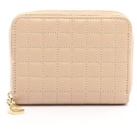 Céline Porta-moedas em couro Celine C-Charm