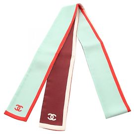 Écharpe ruban Chanel Coco Mark