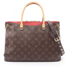 Bolso de mano 2 en 1 Louis Vuitton Pallas Monogram Cerise