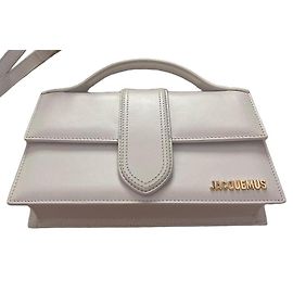 Jacquemus Le Chiquito Borsa in Pelle Bianca