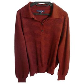 Soeur SŒUR Polo-Pullover in Ziegelrot neu T34