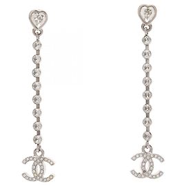 Brincos Chanel C25S Coco Mark Heart