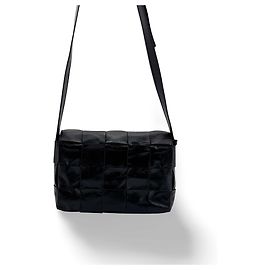 Bottega Veneta Brick Cassette Maxi Intrecciato Leather Small