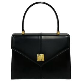 Borsa a mano vintage in pelle Yves Saint Laurent