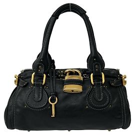 Chloé Black Leather Handbag