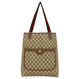 Sac cabas Gucci Vintage Sherry Line GG Logo