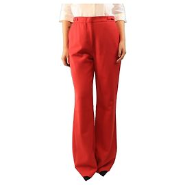 Gabriela Hearst Pantalones con detalle de hebilla roja - size UK 12