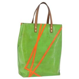 LOUIS VUITTON Monogram Vernis Fluo Reade MM Hand Bag Veil M91901 LV
