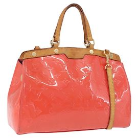 LOUIS VUITTON Monogram Vernis Blair MM Hand Bag Rose rich M90262 LV