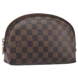 LOUIS VUITTON Damier Ebene Pochette Cosmetic GM Pouch N23345 LV