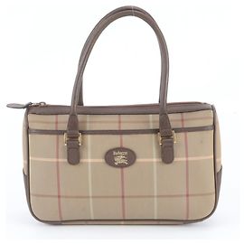 Borsa Tote in pelle Burberry Nova Check