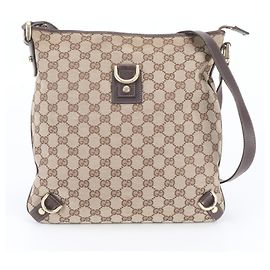 Sac à épaule Gucci GG Canvas Abbey en cuir