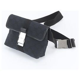 Gucci GG Canvas 131236 Leder 2-Way Body Bag