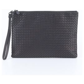 Bottega Veneta Intrecciato Leather Clutch Pouch