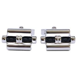 Hermès Hermes Tournis Metal Cufflinks