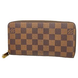 Louis Vuitton Damier Zippy Wallet N60015 Ebene