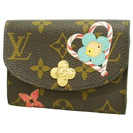 Louis Vuitton Monogram Portemonnaie Rosalie Coin Case