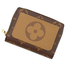 Carteira Bi-fold Louis Vuitton Monogram Reverse