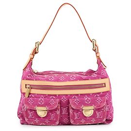 Louis Vuitton Monogram Denim Baggy PM Schultertasche