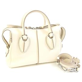 Borsa mini Tod's D-Styling in pelle Ivory