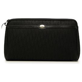 Autre Marque Dior Clutch aus schwarzem Trotter Canvas