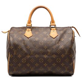 Louis Vuitton Brown Monogram Speedy 30