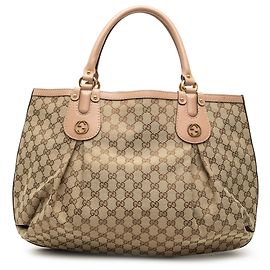 Gucci Scarlett Large Tote aus beige GG Canvas