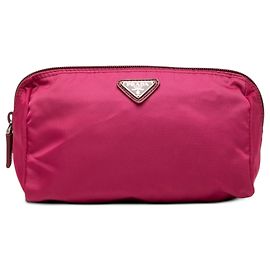 Trousse à cosmétiques Prada en Tessuto rose