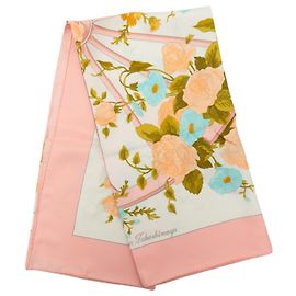Hermès Pink Romantique para Takashimaya Pañuelo de seda 90