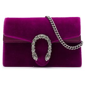 Gucci Mini Dionysus Crossbody in velluto viola