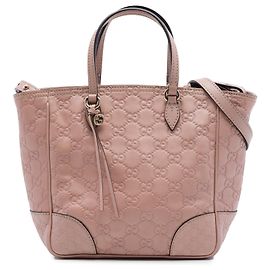 Gucci Bree Small Guccissima Satchel Tasche Rosa