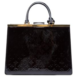 Louis Vuitton Purple Monogram Vernis Deesse GM