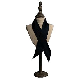 Autre Marque Dior Schal Schwarz Hahnentritt-Muster