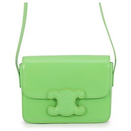 Céline Borsa a tracolla Celine in pelle verde chiaro