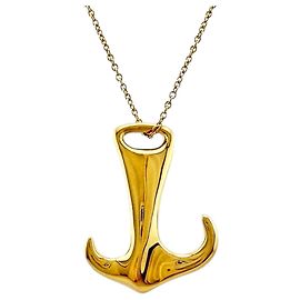 Autre Marque Tiffany & Co. Anker-Halskette aus 18K Gelbgold