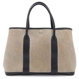 Hermès Saco Tote HERMES Garden PM com fita Bolduc