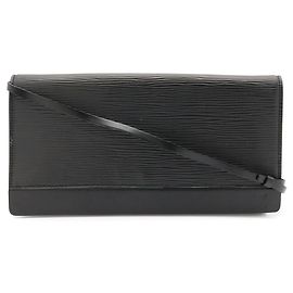 Borsa a tracolla e clutch Louis Vuitton Epi Honfleur in Nero