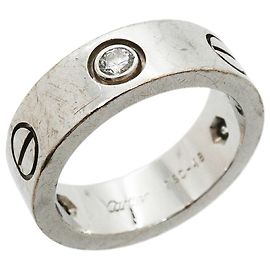 Anillo Cartier Love en oro blanco de 18K