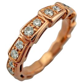 Bulgari Anello Bvlgari Serpenti Viper in oro rosa 18K