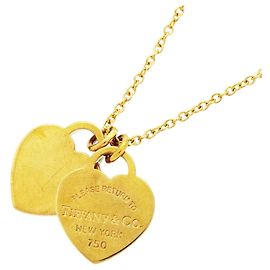 Autre Marque Tiffany & Co. Double Return to Heart Halskette