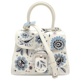 NUEVO BOLSO DE MANO DELVAUX BRILLANT MINI BLOOMING CRYSTALLINE BANDOLERA