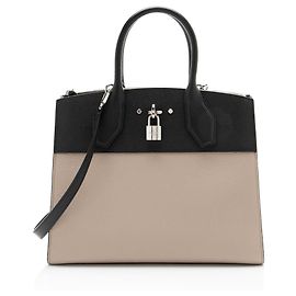 Louis Vuitton City Steamer MM Tote aus Kalbsleder