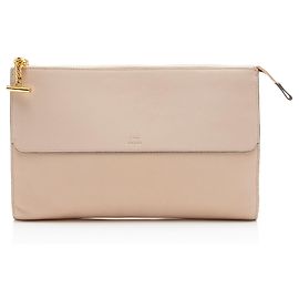 Chloé Clutch Joe Chloe de piel de becerro granulada