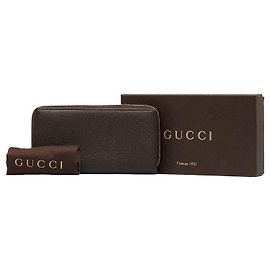 Carteira longa Gucci marrom