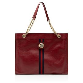 Gucci Leather Rajah Large Tote
