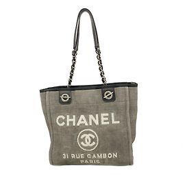 Chanel Deauville Chain Tote Bag