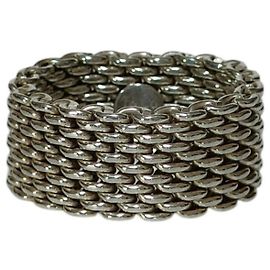 Autre Marque Set di anelli Tiffany & Co. Somerset Mesh Band