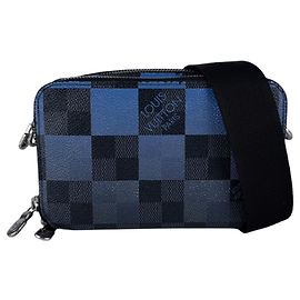 Sac à épaule Louis Vuitton Damier Graphite Giant Alpha