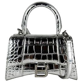 Balenciaga Hourglass XS Schultertasche aus Leder
