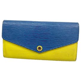 Louis Vuitton Epi Bicolor Portefeuille Sarah Long Wallet